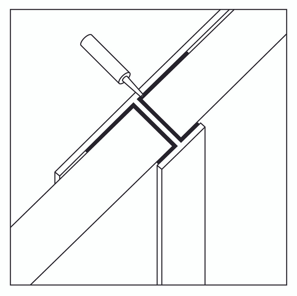 Showerwall Joining Strip (H Trim) – 2450mm