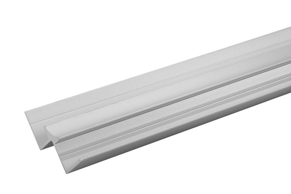 Showerwall Internal Corner Trim – Satin Silver
