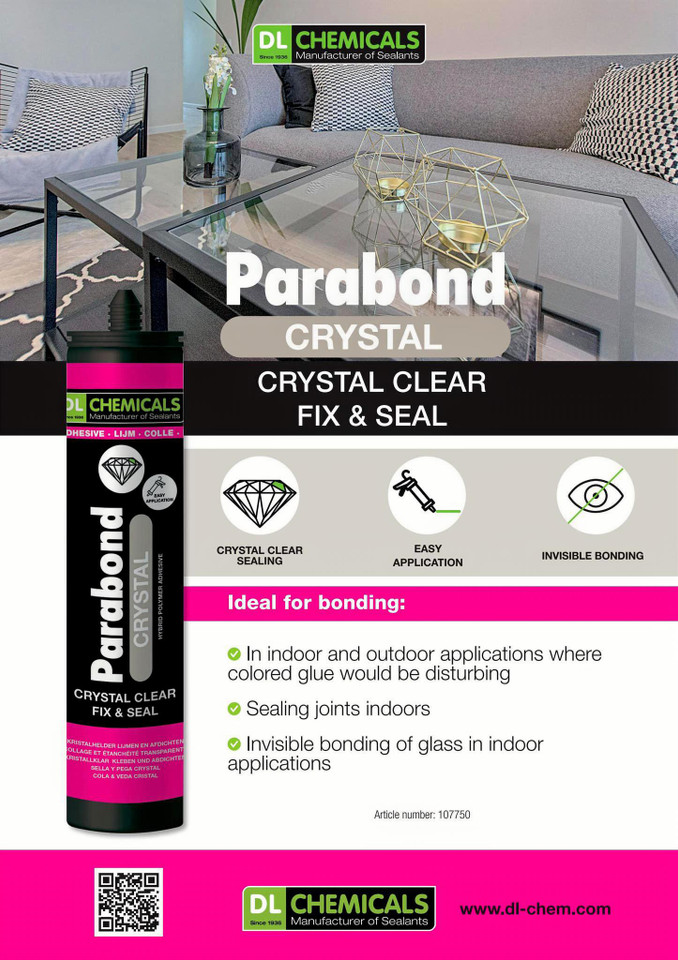 Parabond Crystal Clear Adhesive Sealant Information