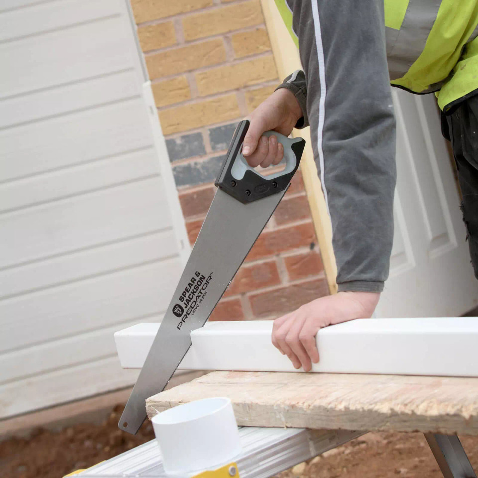 Spear and Jackson Predator UPVC and Hard Plastic Hand Saw 20" / 500mm 14tpi