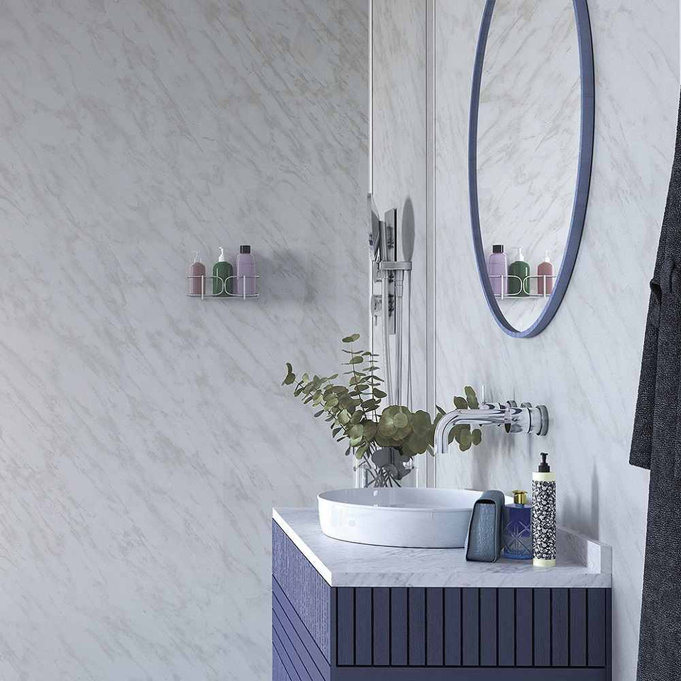 Showerwall Original Collection - Carrara Marble SW39