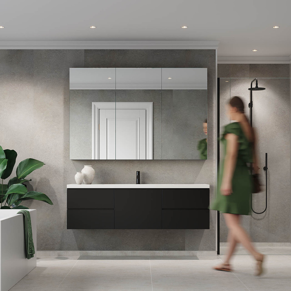 Fibo Signature Tile Collection - Grey Concrete