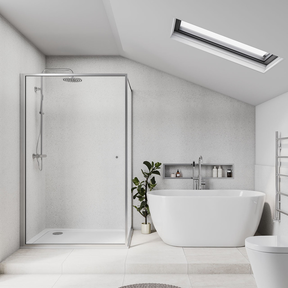 Fibo Signature Tile Collection - Light Terrazzo