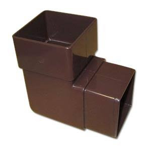 Floplast RBS1 Square 92.5Deg Offset Brown