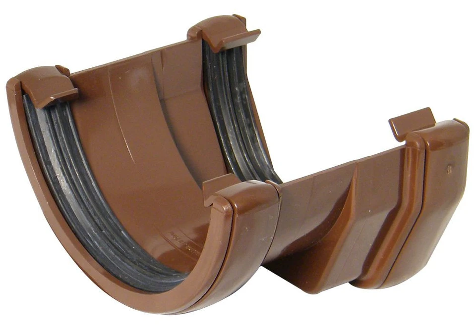 Floplast RDS1 Square to Round Gutter Adaptor Brown