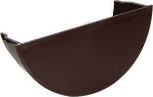 Floplast RE2 Round Internal Stopend Brown