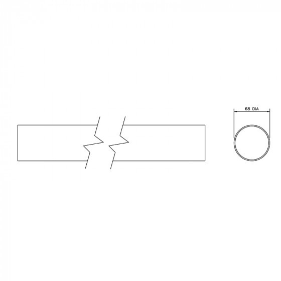 Floplast RP5.5 Round Pipe 