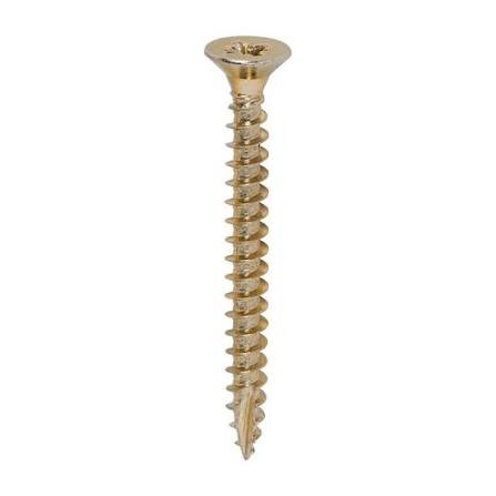 Box (200) Yellow Screws 5 x 30 (10 x 1-1/4)