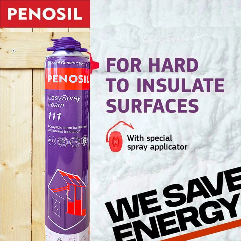PENOSIL EasySpray Insulation Foam 111 - Sprayable foam for thermal and sound insulation