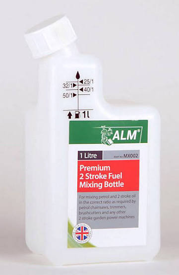 ALM Manufacturing MX002 2-Stroke Premium Fuel Mixing Bottle White