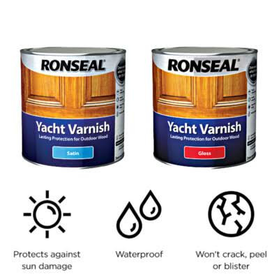 Ronseal Exterior Yacht Varnish Satin