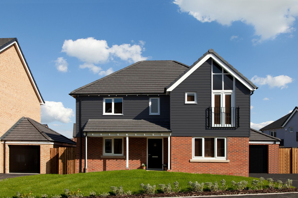 Cladco Woodgrain Composite Cladding new build