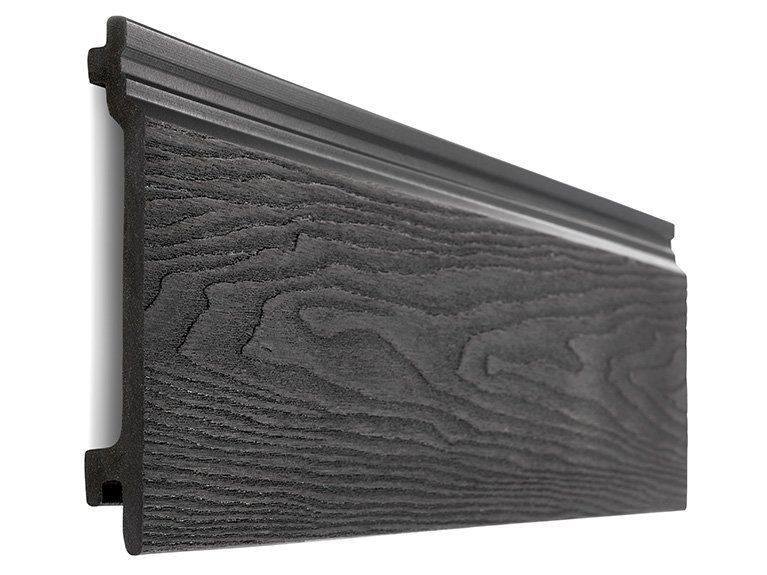 Cladco Woodgrain Composite Cladding Charcoal woodgrain
