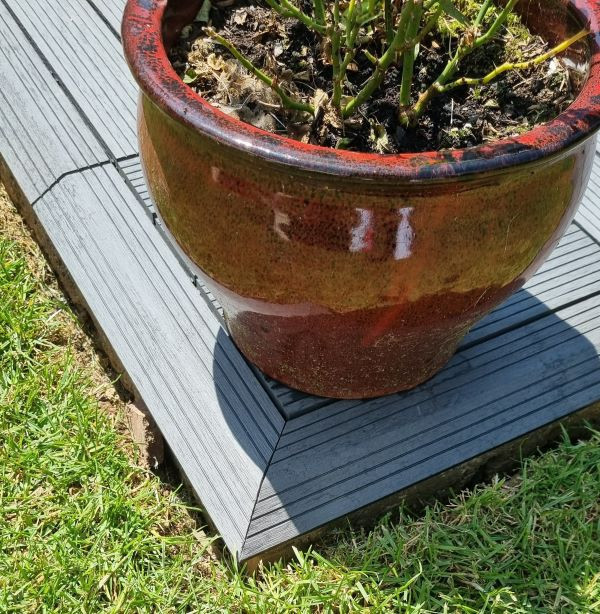 AB Composite Decking Tiles Corner Edge