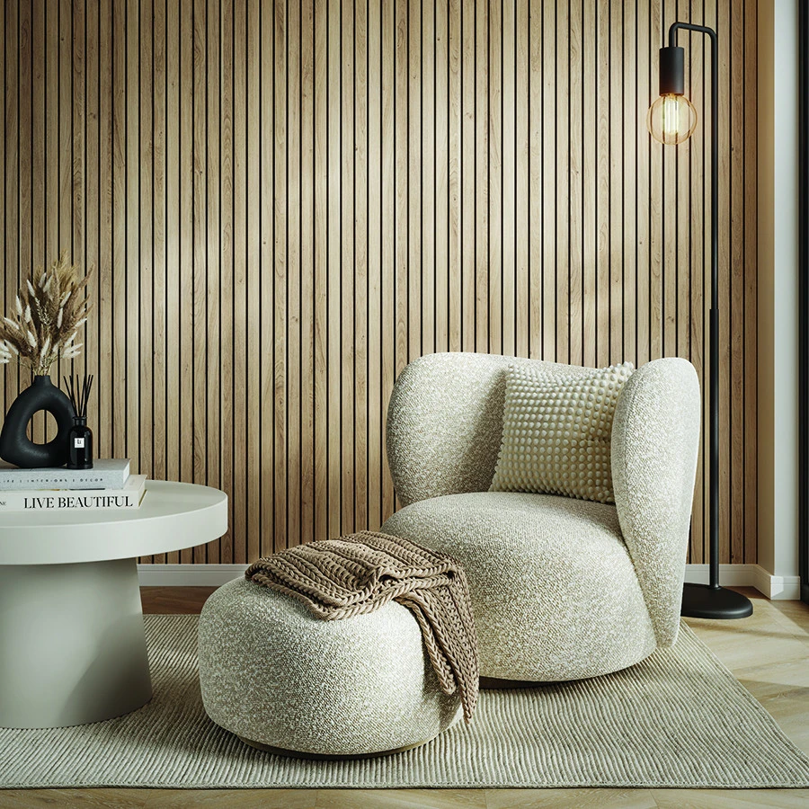 Naturepanel Bleached Cuneo Oak Nature Panel Shower Board