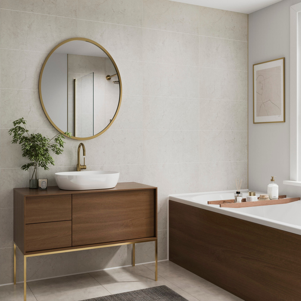 Showerwall - The Tile Collection Santorini Marble