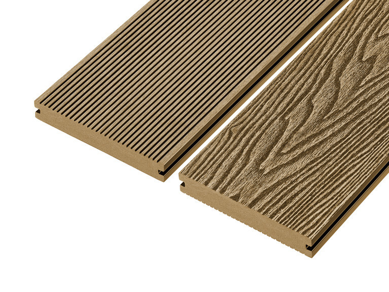 Cladco Reversible Solid Composite Decking Teak