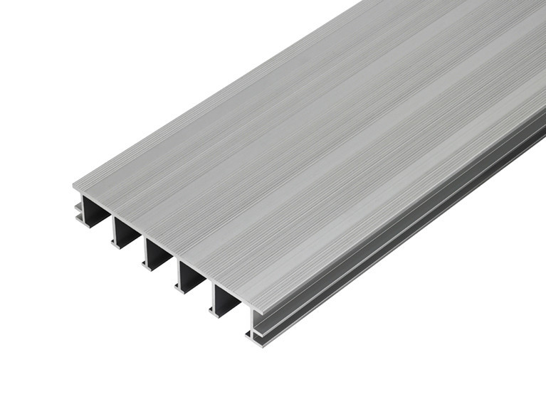 3.6m Aluminium Decking Board - Anodised