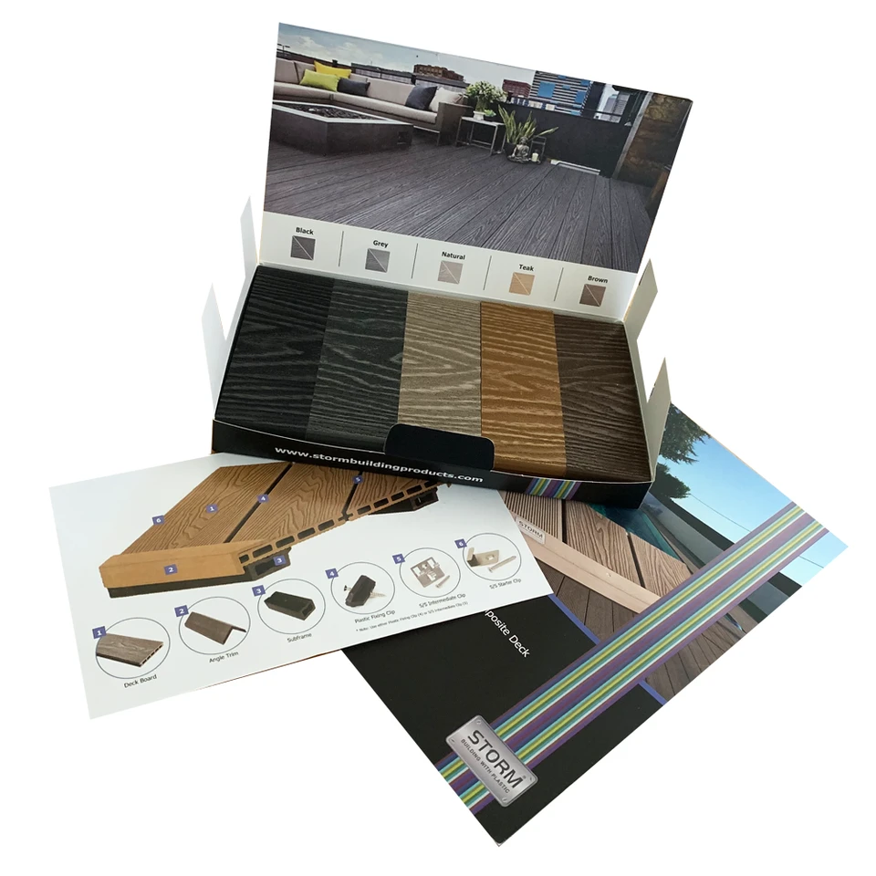 Free samples of Storm Triton Composite Decking