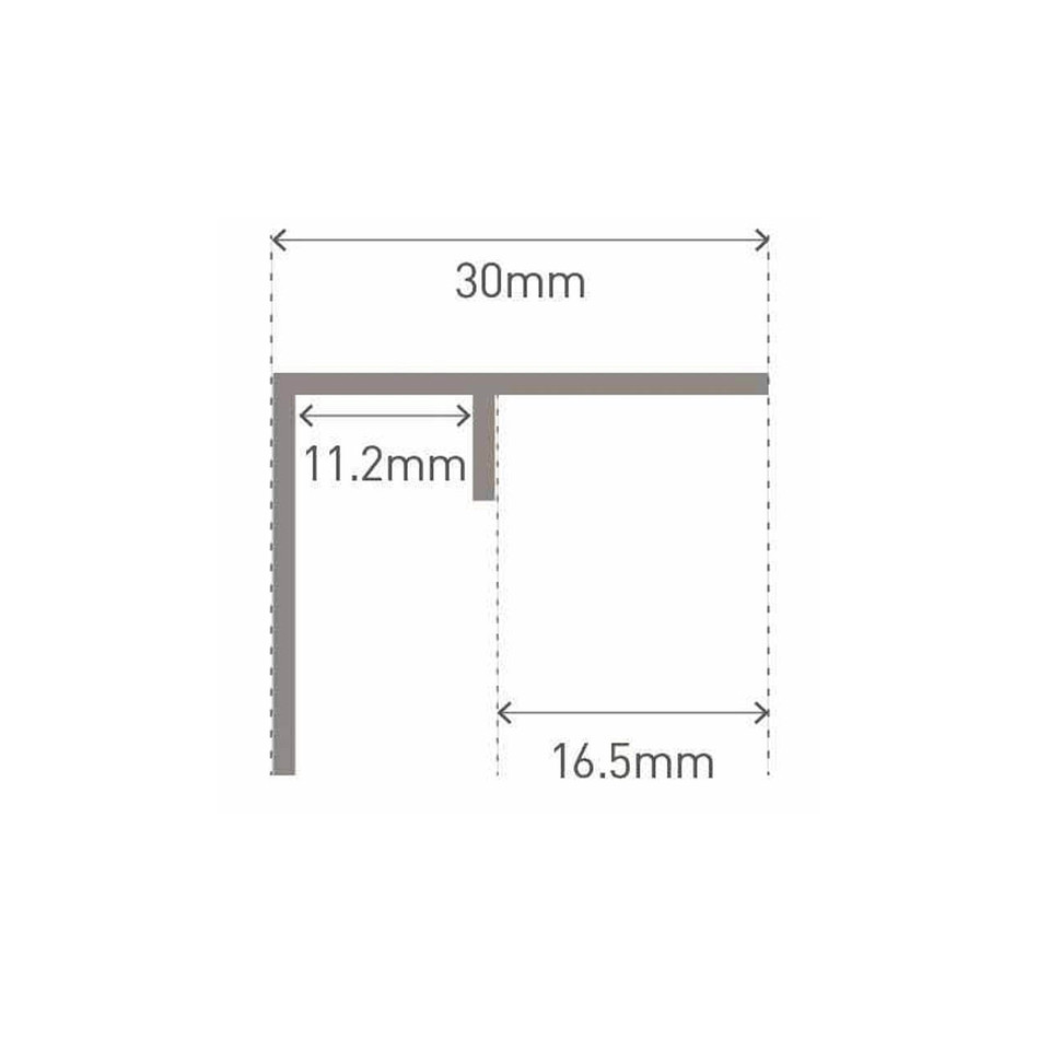 Multipanel Classic Type 101 Hidden Invisible Internal Corner