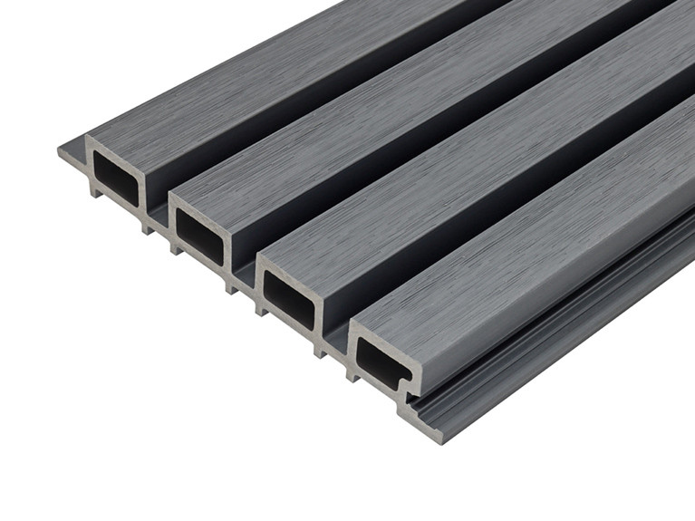 Cladco Silver Grey Slatted Cladding