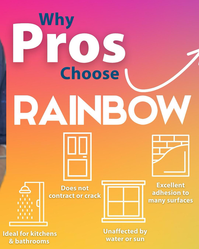 Rainbow RAL Coloured Silicone Sealant