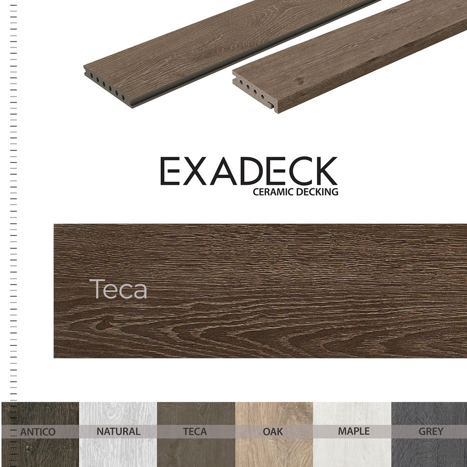 Exadeck Ceramic Decking Board Samples