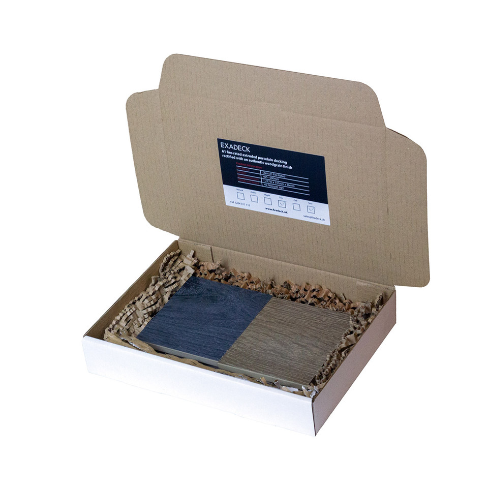 Exadeck Ceramic Decking Board Samples