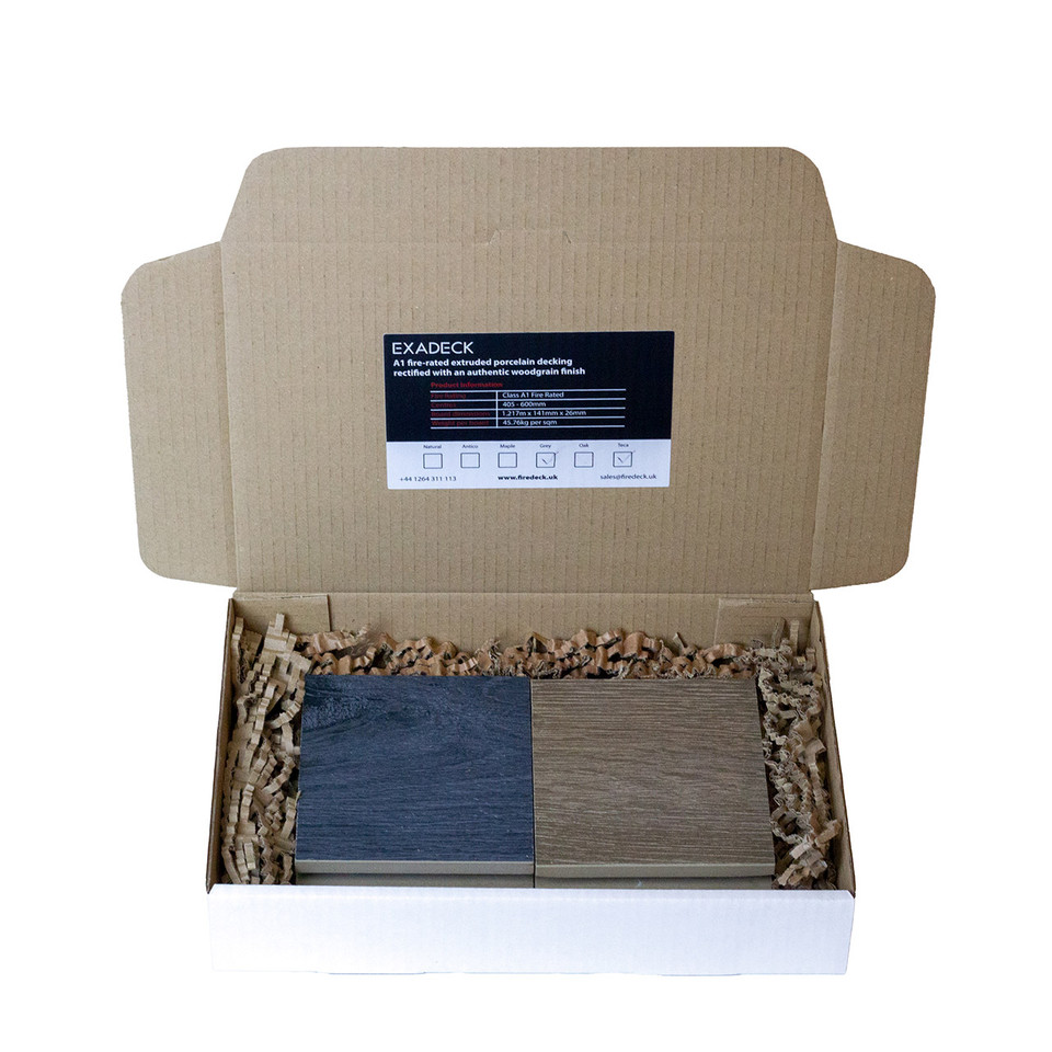 Exadeck Ceramic Decking Board Samples