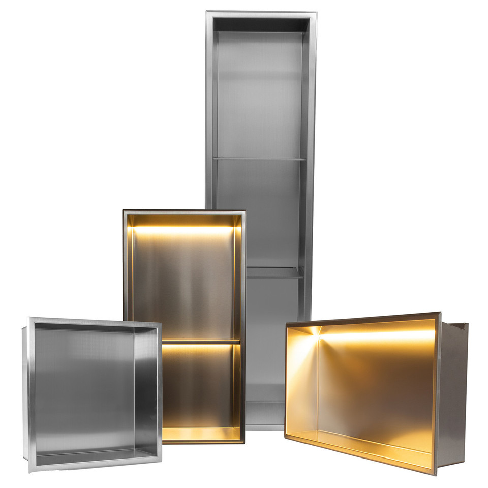 Thermopanel Stainless Steel Shower Niche