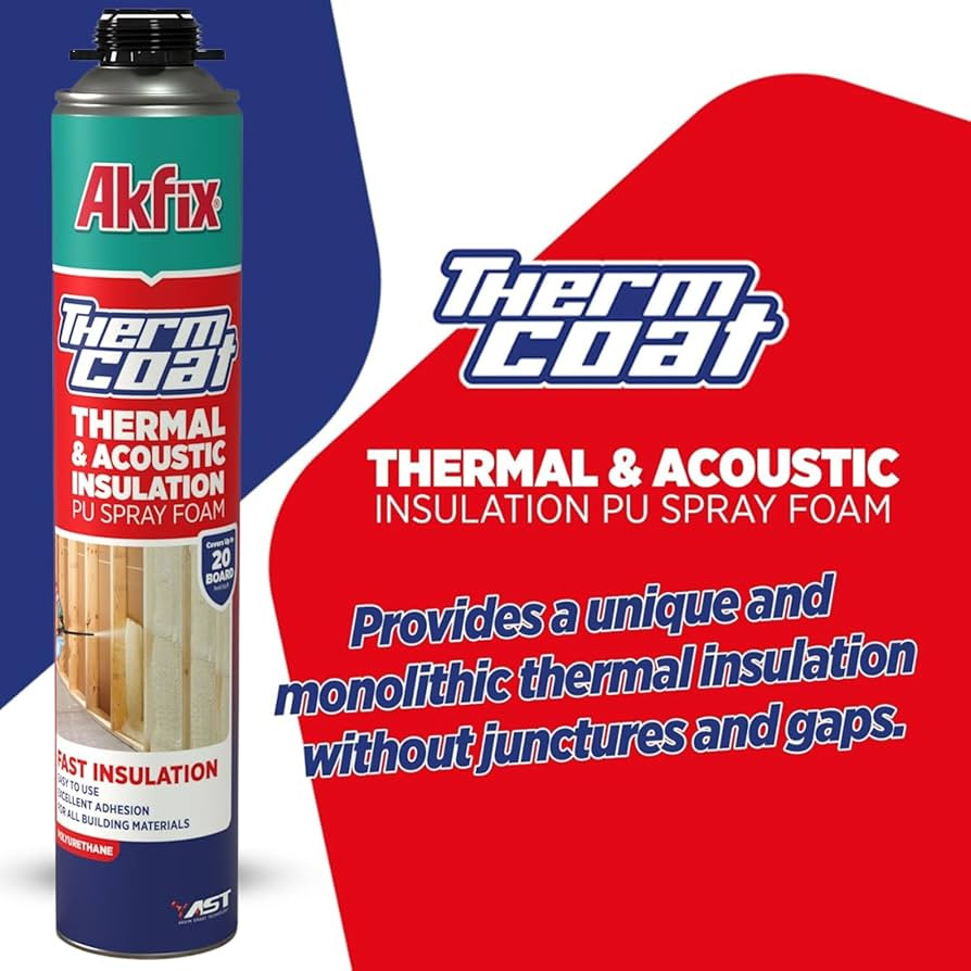 Thermcoat Thermal & Acoustic Insulation PU Spray Foam