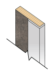 Fibo L-Shaped Finishing Profile 2.4m - Aluminium