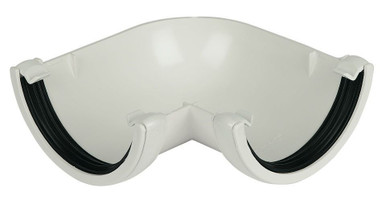 Floplast RA1 Round 90Deg Angle White