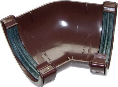 Floplast RA2 Round 135Deg Angle Brown