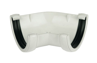 Floplast RA2 Round 135Deg Angle White