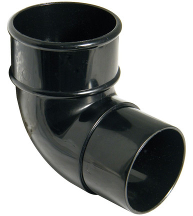 Floplast RB1 Round 92.5Deg Offset Black