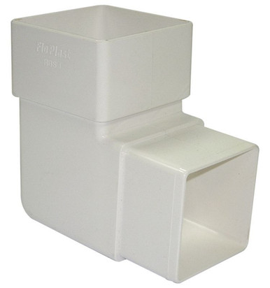 Floplast RBS1 Square 92.5Deg Offset White