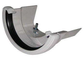 Floplast RD3 Round to Cast Iron Ogee R/H White