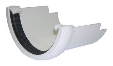 Floplast RD5 Round to Cast Iron Adaptor White