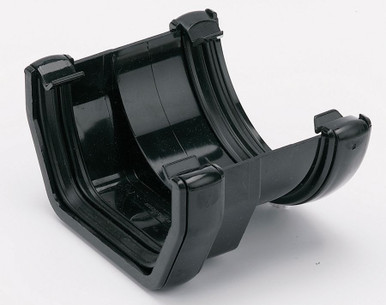 Floplast RDS1 Square to Round Gutter Adaptor Black