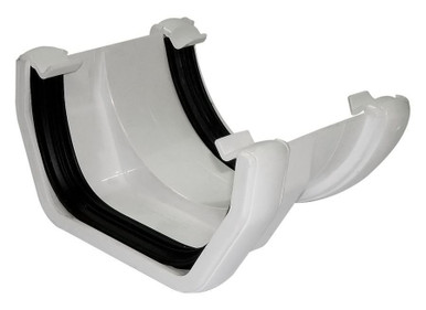 Floplast RDS1 Square to Round Gutter Adaptor White