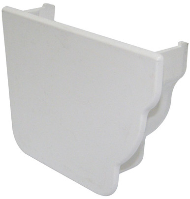 Floplast REN3 Niagara Left Internal Stopend White