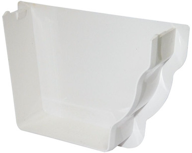 Floplast REN4 Niagara Right Internal Stopend White