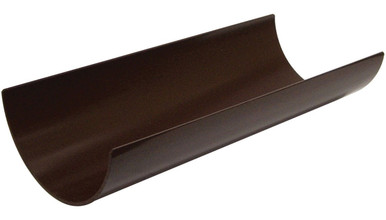 Floplast RG4 Round 4m Gutter Brown