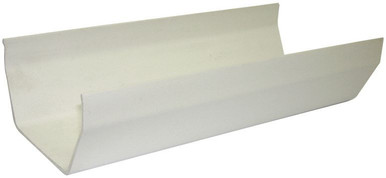 Floplast RGS4 Square 4m Gutter White