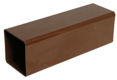 Floplast RPS4 Square Pipe 4m Brown
