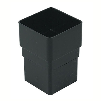 Floplast RSS1 Square Pipe Socket Black