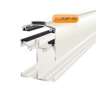 Alukap-SS Low Profile Gable Bar 6.0m White