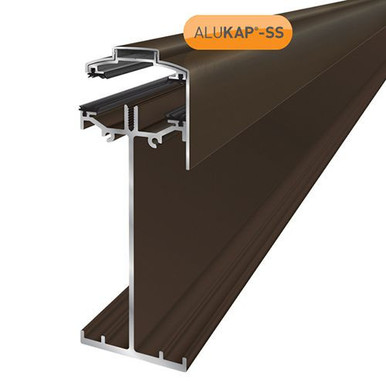 Alukap-SS High Span Gable Bar 4.8m Brown