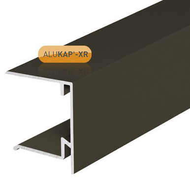 Alukap-XR 35mm End Stop Bar 3.6m Brown